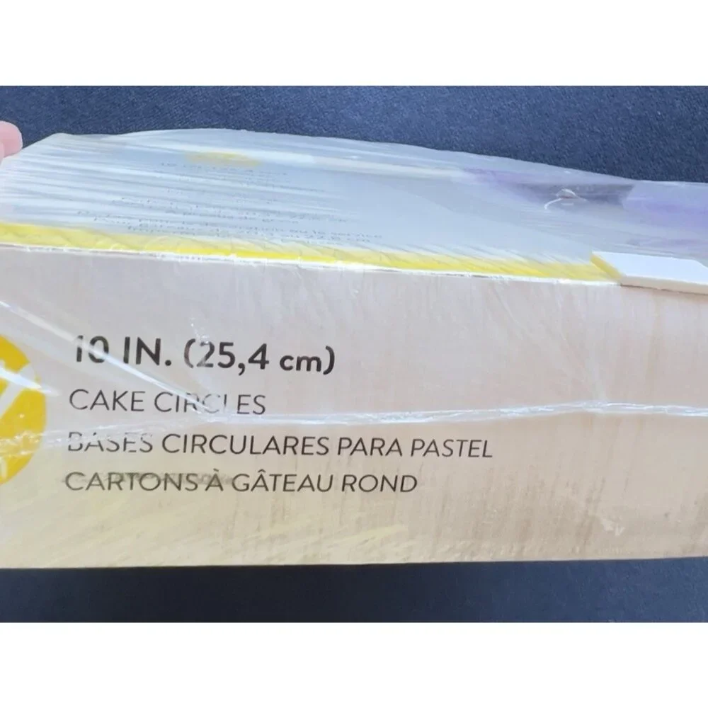 Wilton 10 in. Cake Boards Circles 12 Count Fits 8 - 9 inch Cakes White USA Made